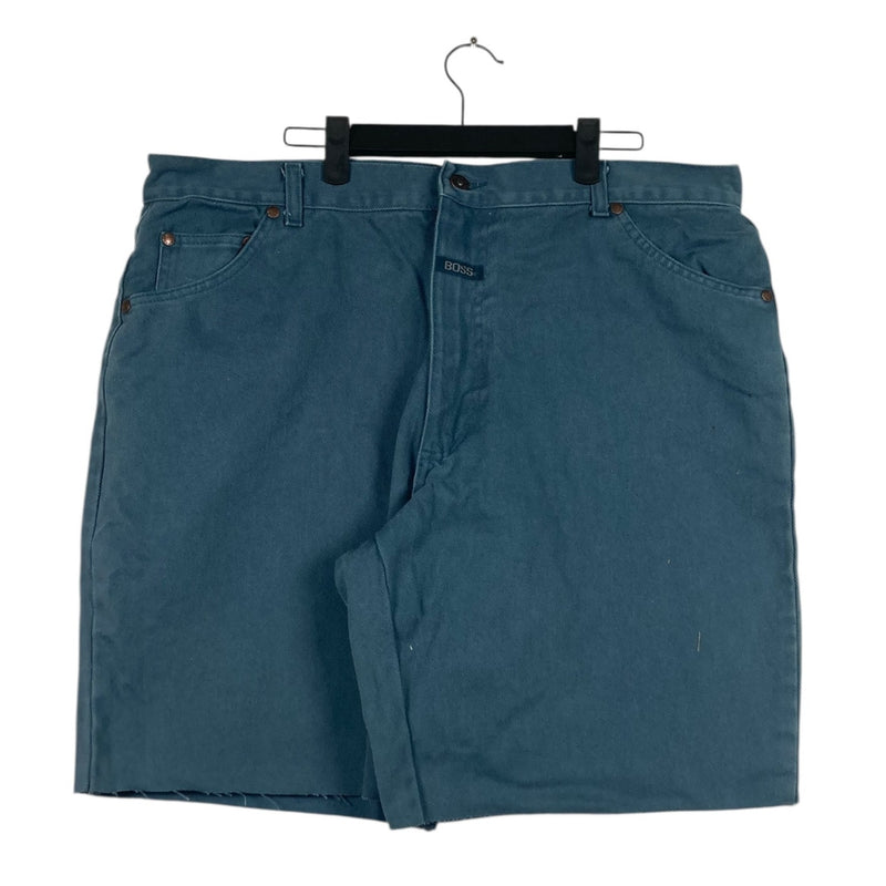 Vintage BOSS Denim Cut Off Shorts 38