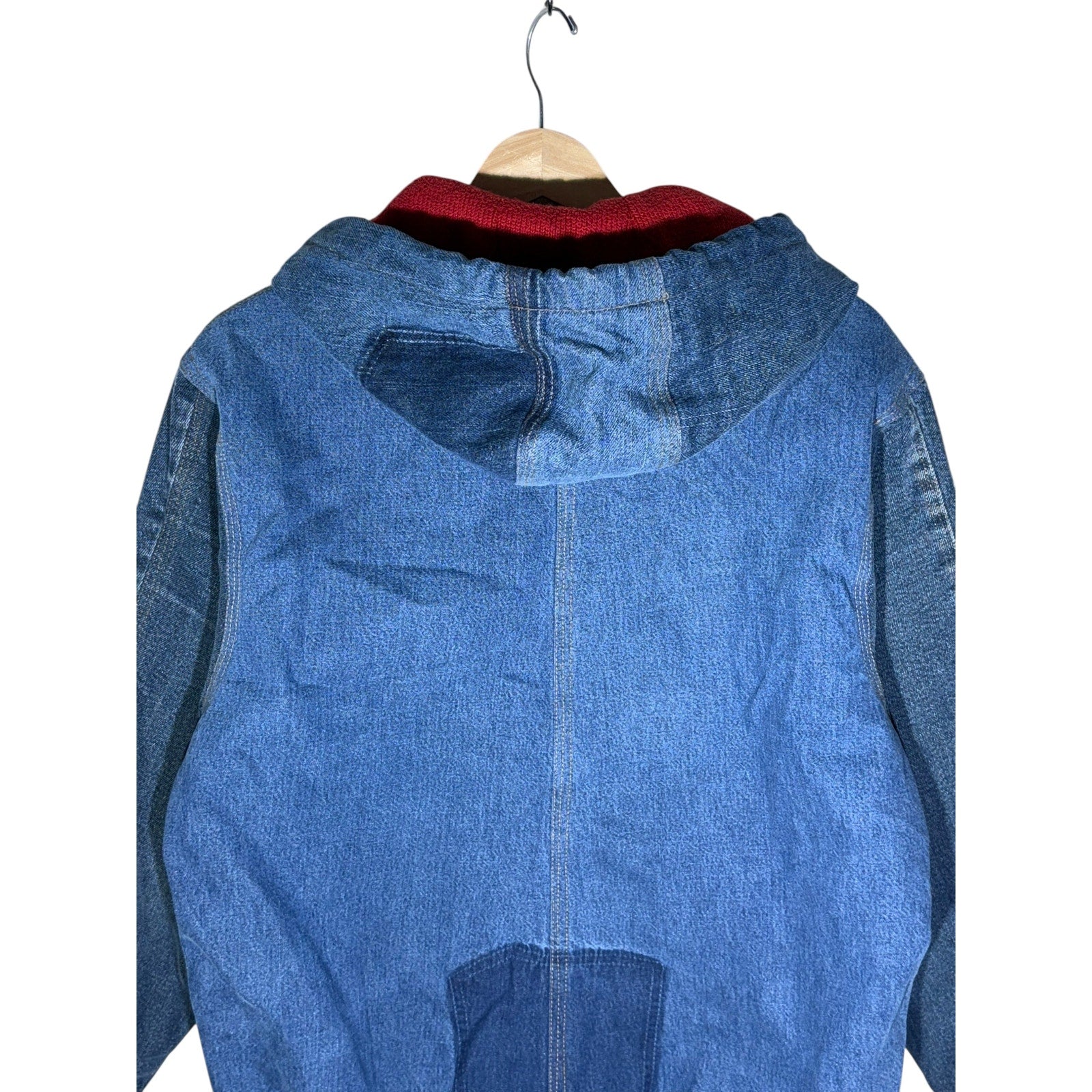 Vintage Carhartt Zip Up Sweater Denim Hoodie