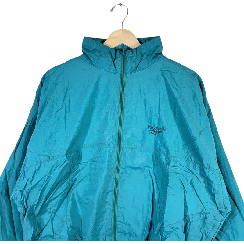Vintage Reebok Mini Logo Full Zip Windbreaker
