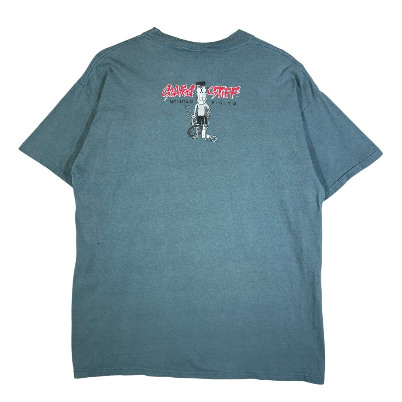 Vintage Scared Stiff Mountain Biking T-Shirt