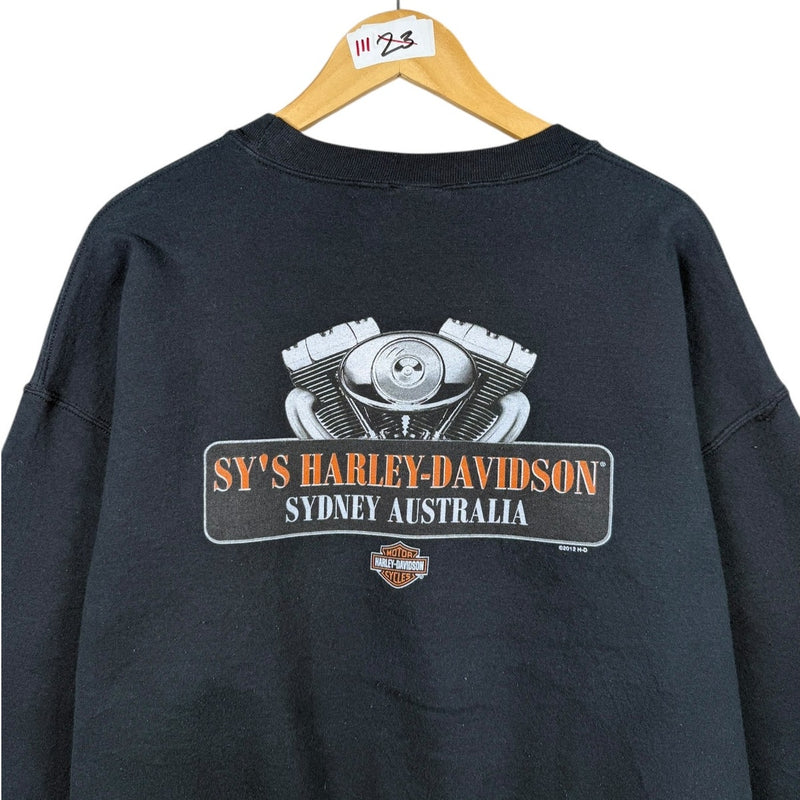 Vintage Harley Davidson SY’s Sydney Engine Graphic Crewneck