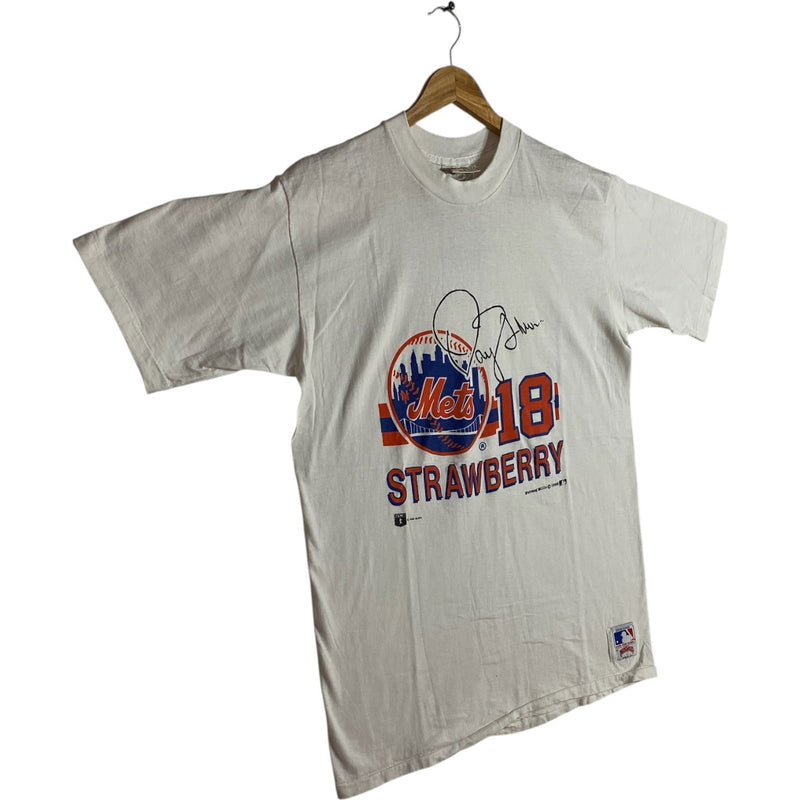 Vintage New York Mets Darryl Strawberry #18 MLB T-Shirt