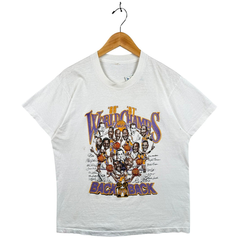 Vintage Los Angeles Lakers Back to Back NBA T-Shirt 80s