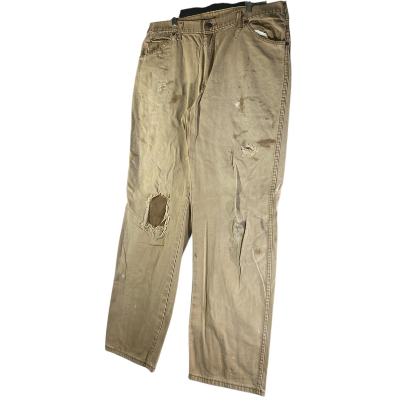 Vintage Dickies Distressed Canvas Work Pants 36x32