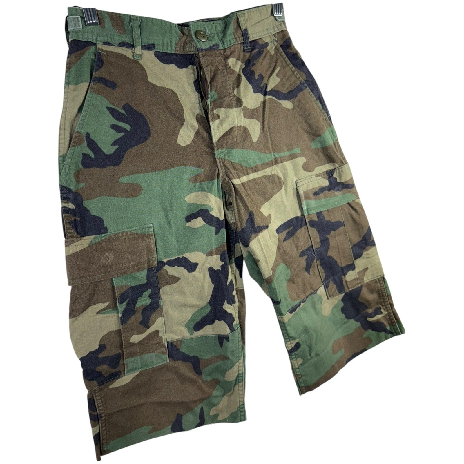 Vintage Cargo Camouflage Shorts X-Small