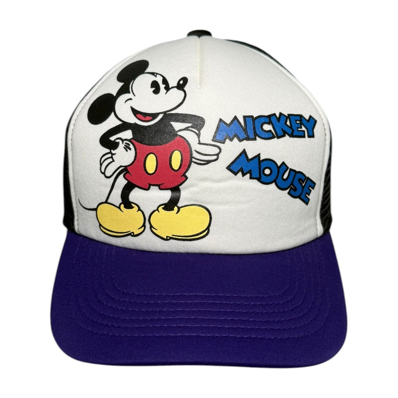Vintage Mickey Mouse Mesh Snapback Hat OSFA