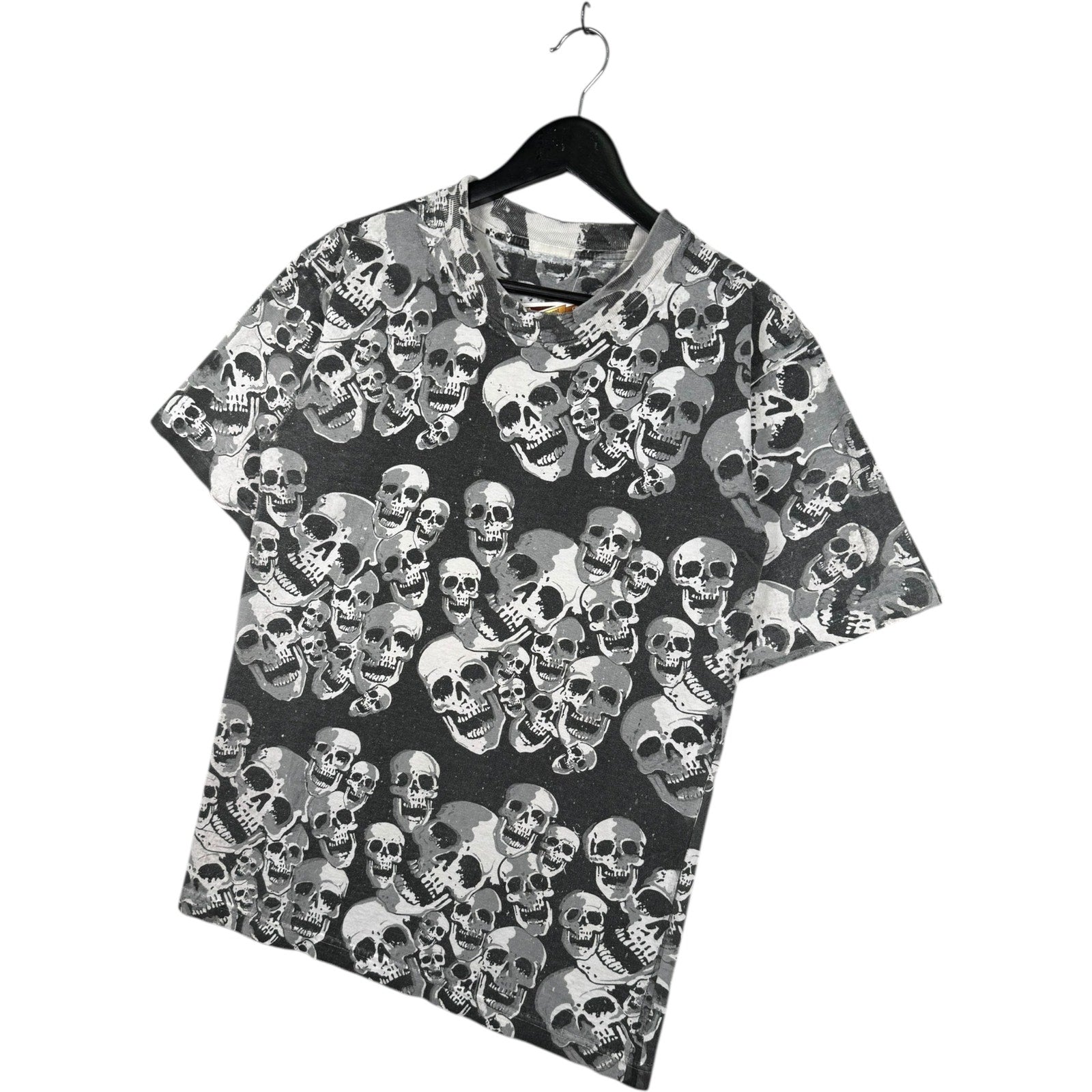 Vintage Skull Skeleton All Over Print T-Shirt