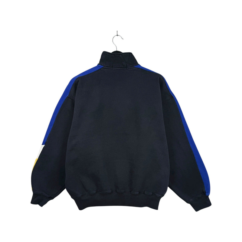 Vintage Nautica Competition Colorblock Quarter Zip Sweatshirt