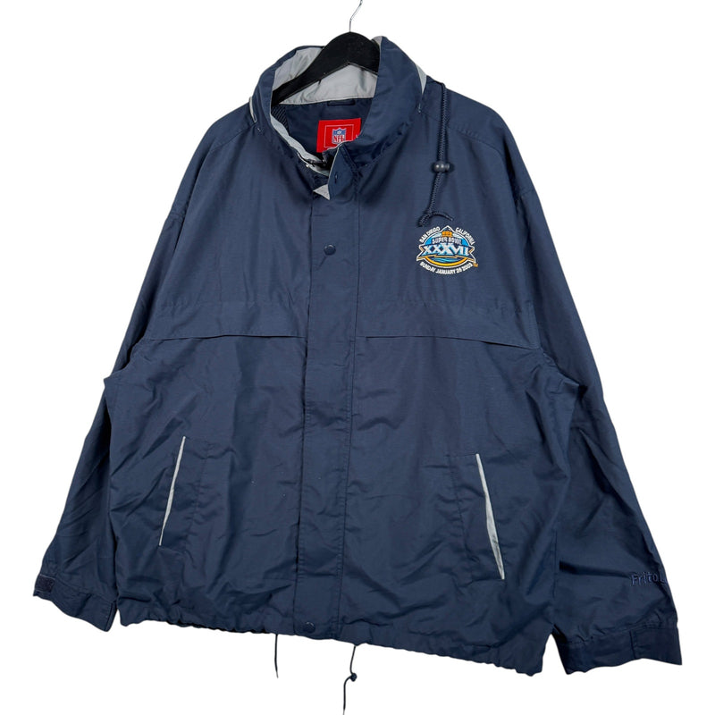 Vintage Super Bowl XXXVII San Diego NFL Windbreaker