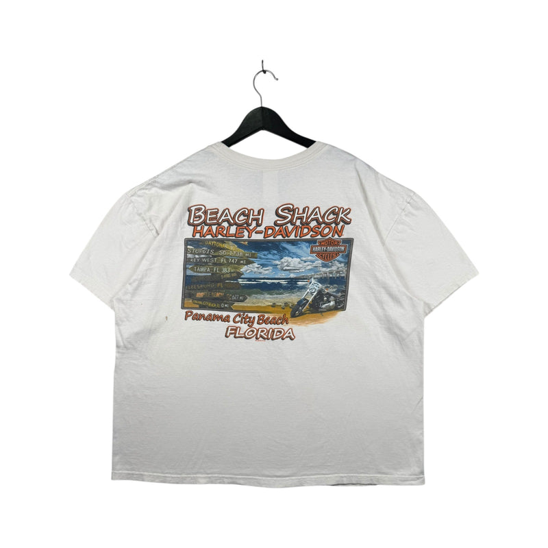 Vintage Harley Davidson Beach Shack Florida T-Shirt