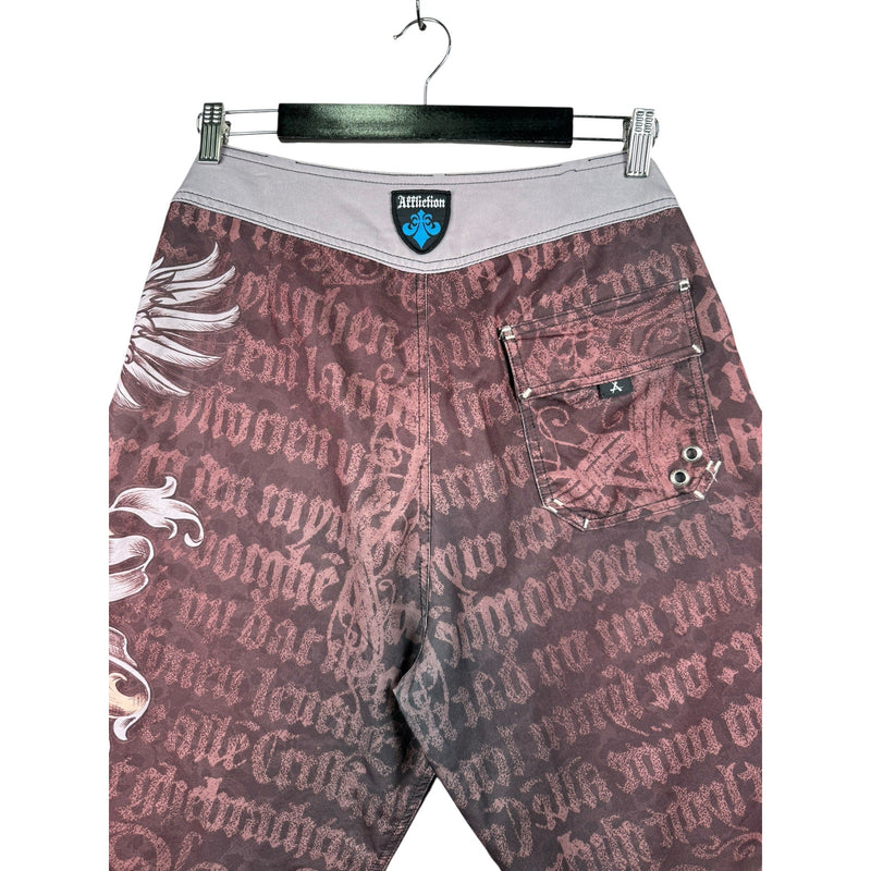 Vintage Affliction Athletic Shorts 34
