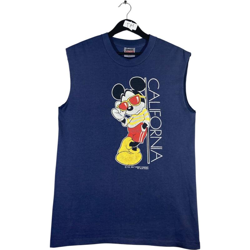 Vintage Mickey Mouse Muscle Sleeves Tank Top