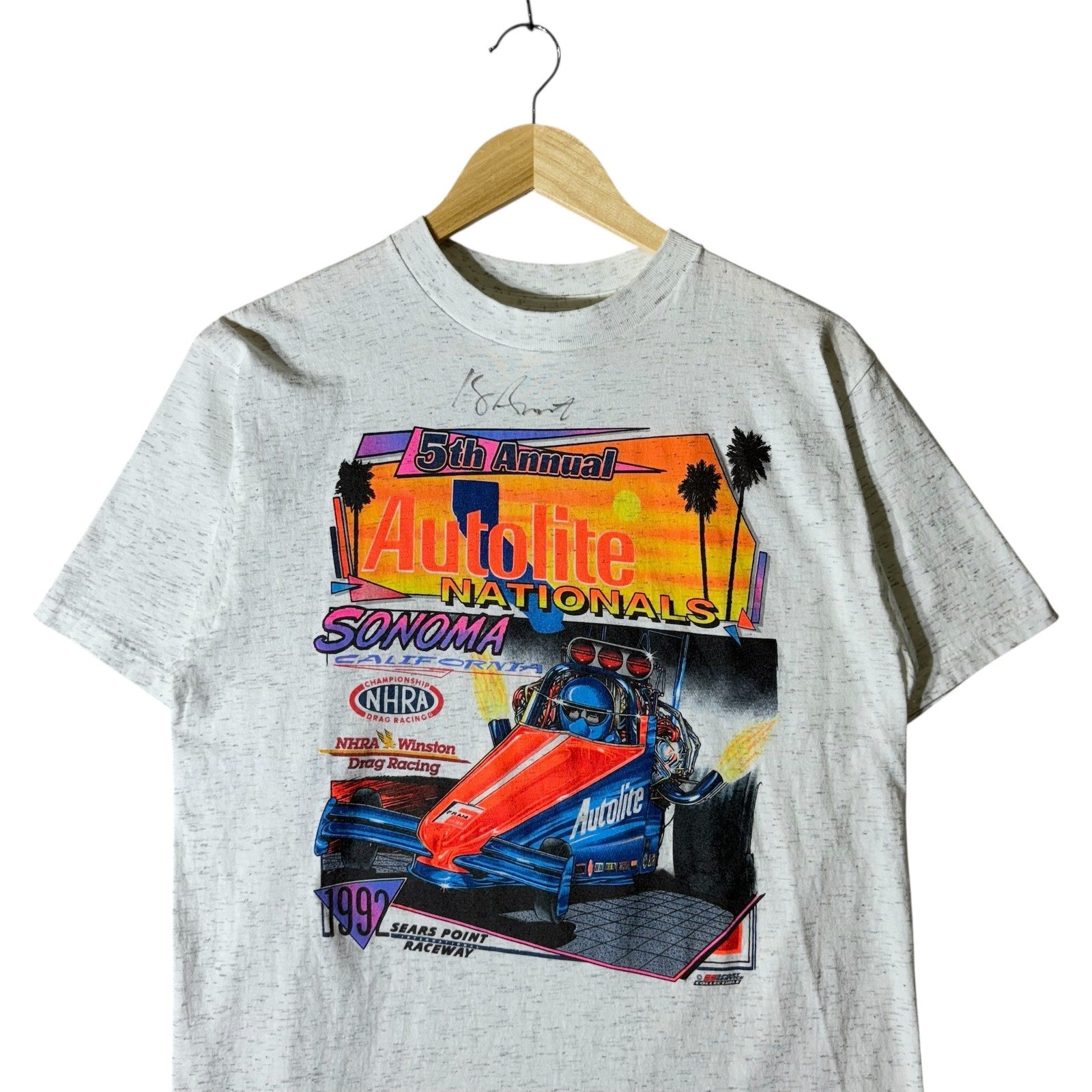 Vintage 5th Annual Autolite Nationals Tee 1992