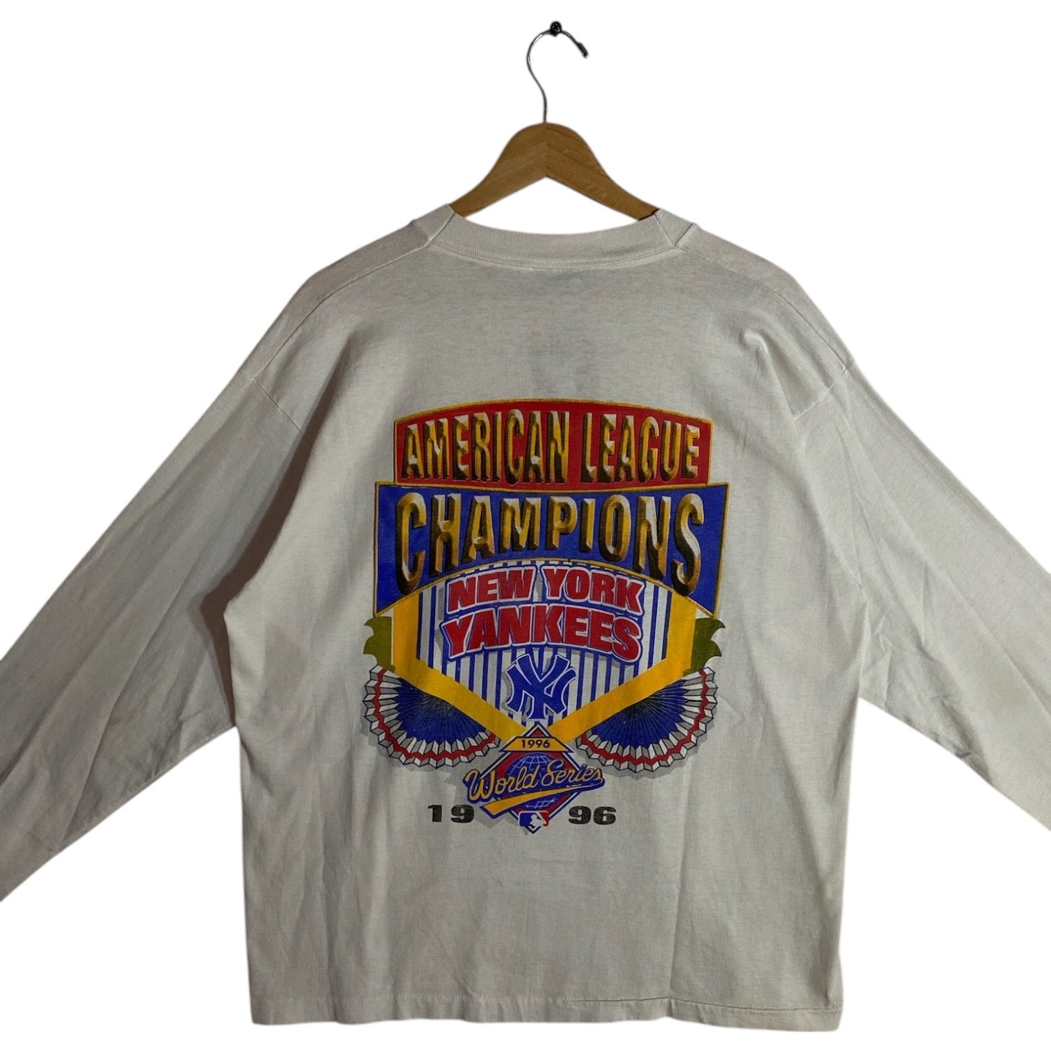 Vintage New York Yankees 1996 World Series MLB Long Sleeve T-Shirt