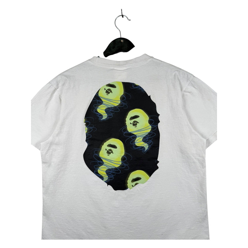 Vintage BAPE A Bathing Ape Multi Face T-Shirt