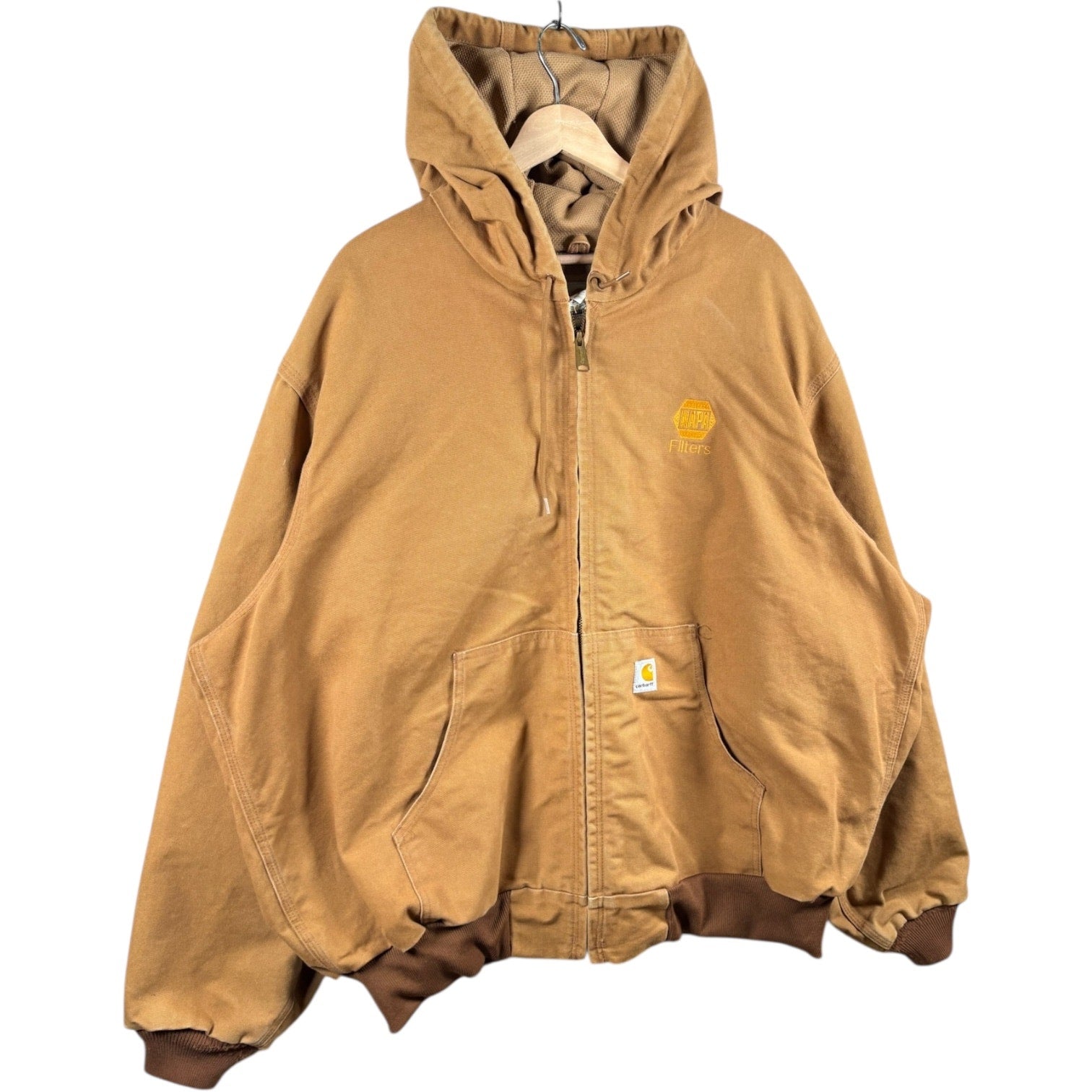 Vintage Carhartt Thermal Lined Hoodie Full Zip Jacket