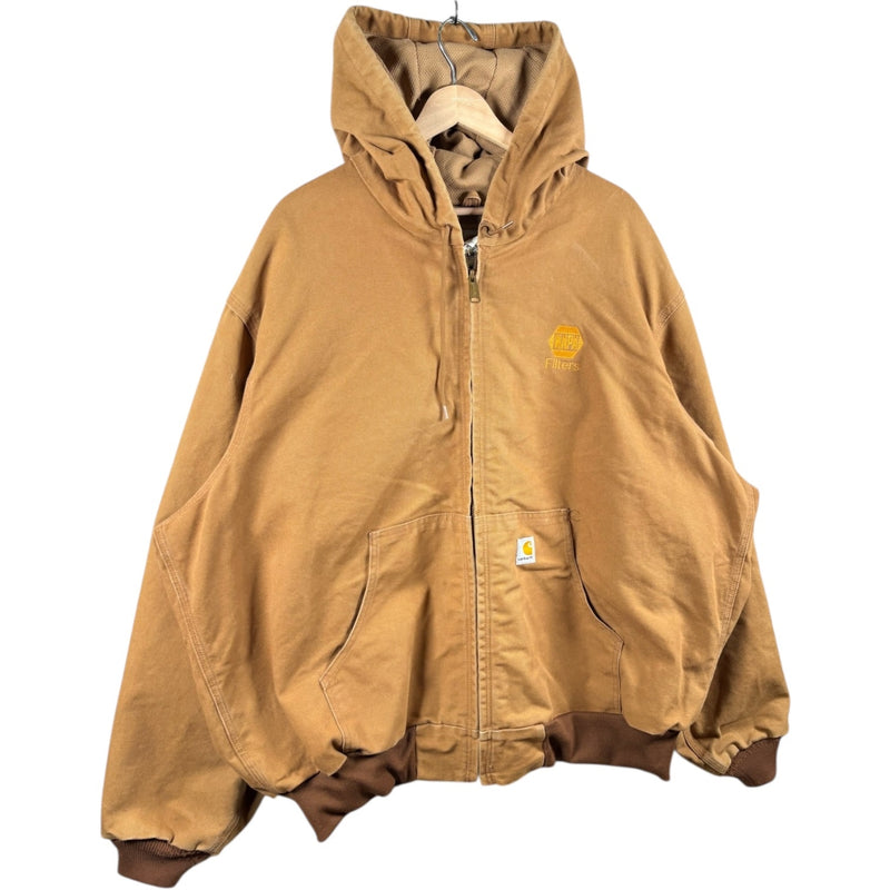 Vintage Carhartt Thermal Lined Hoodie Full Zip Jacket