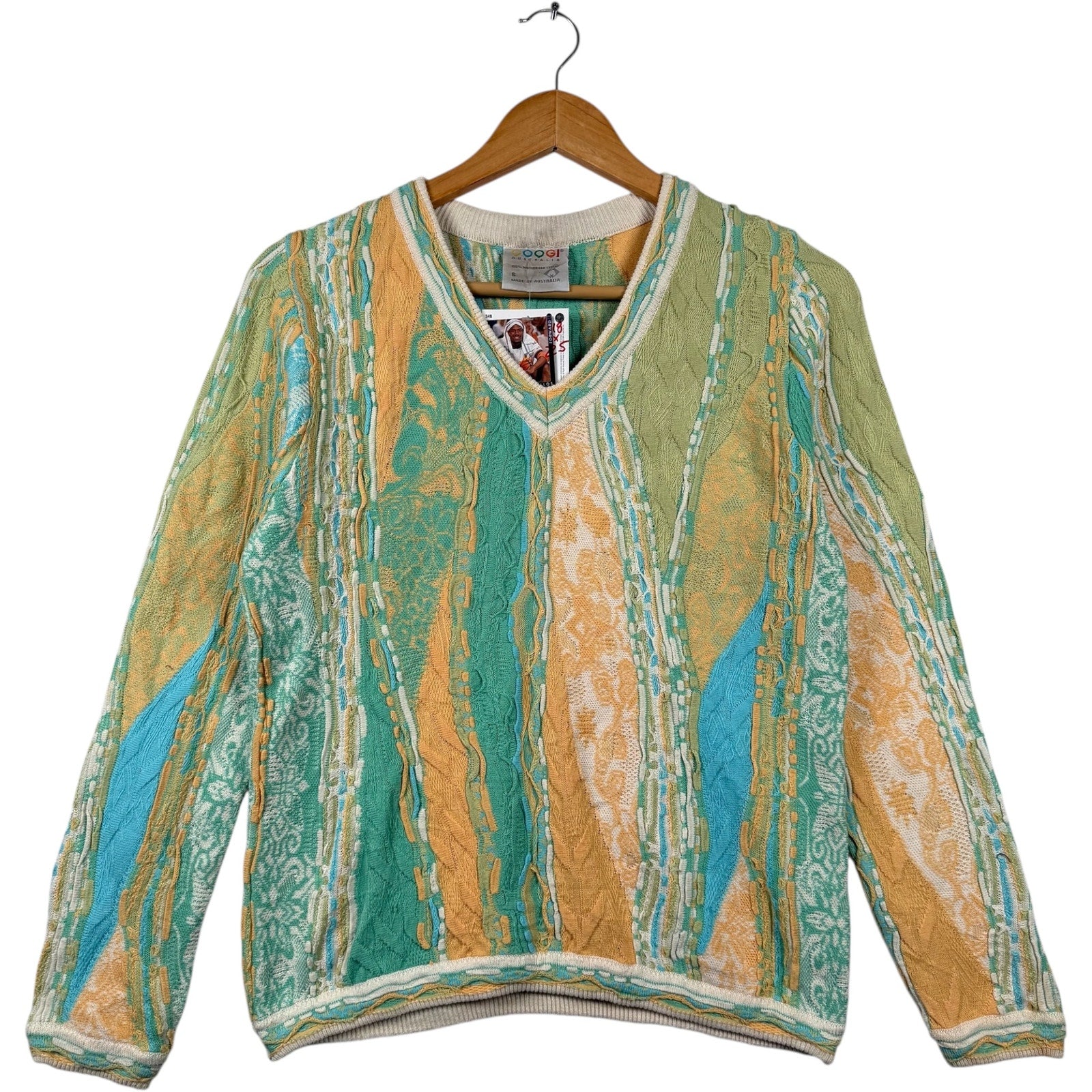 Vintage Coogi 3D Knit Textured Sweater