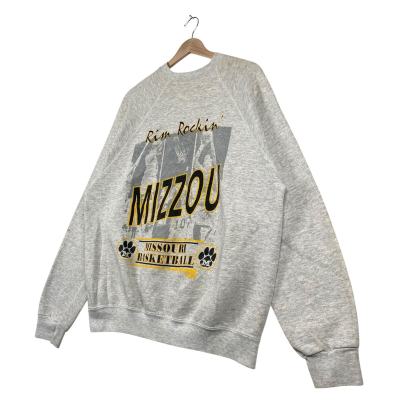 Vintage University Of Missouri Mizzou Basketball Crewneck