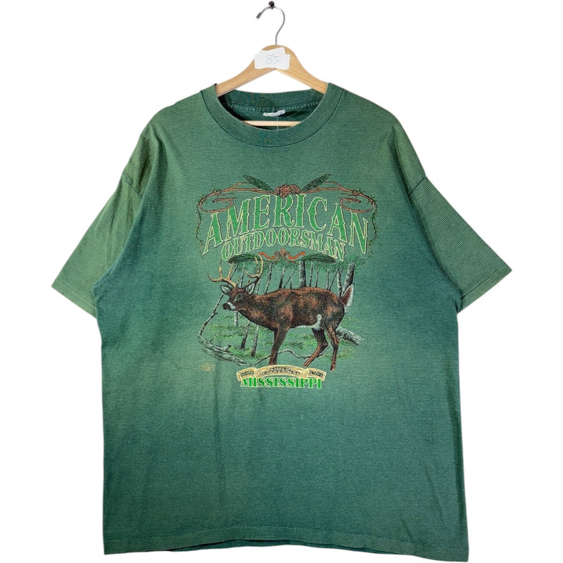 Vintage American Outdoorsman Deer Graphic T-Shirt