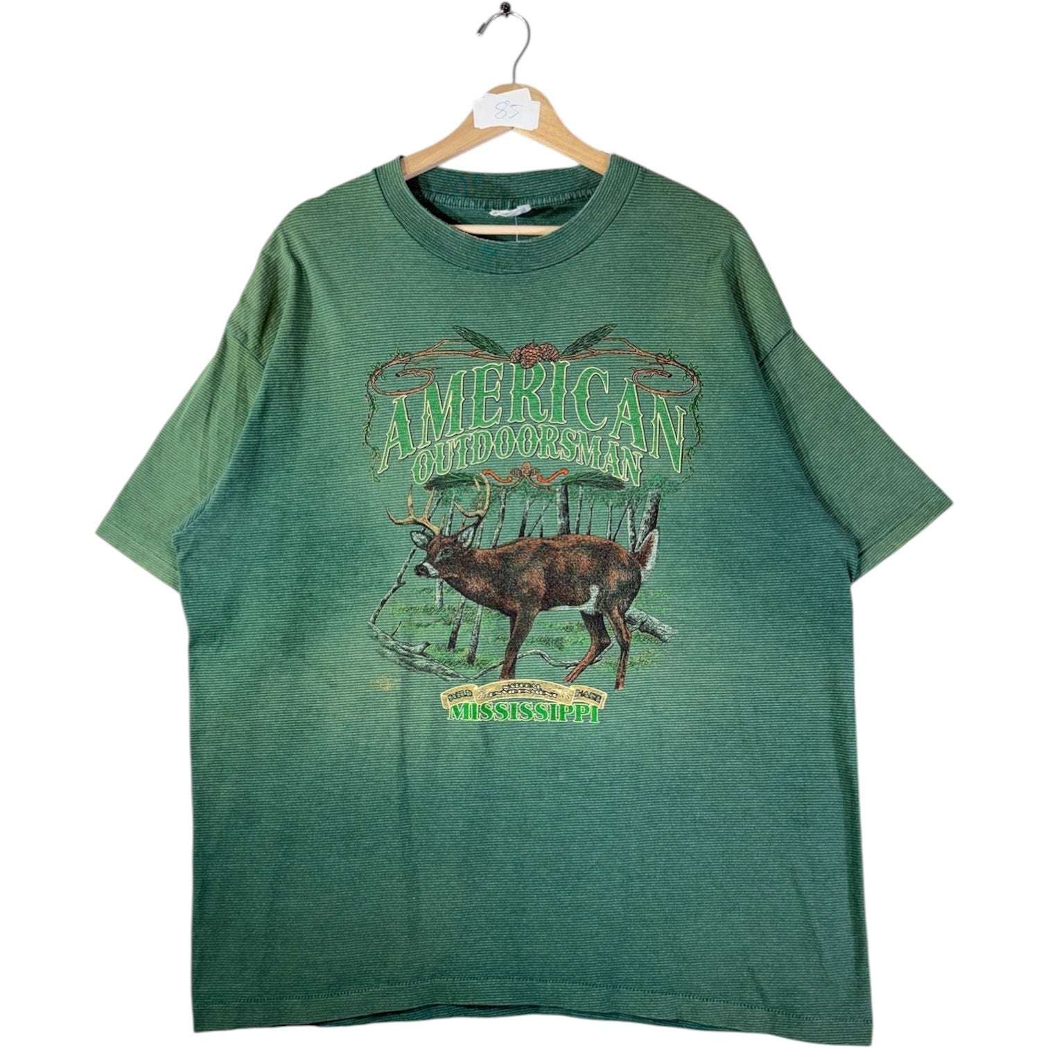 Vintage American Outdoorsman Deer Graphic T-Shirt