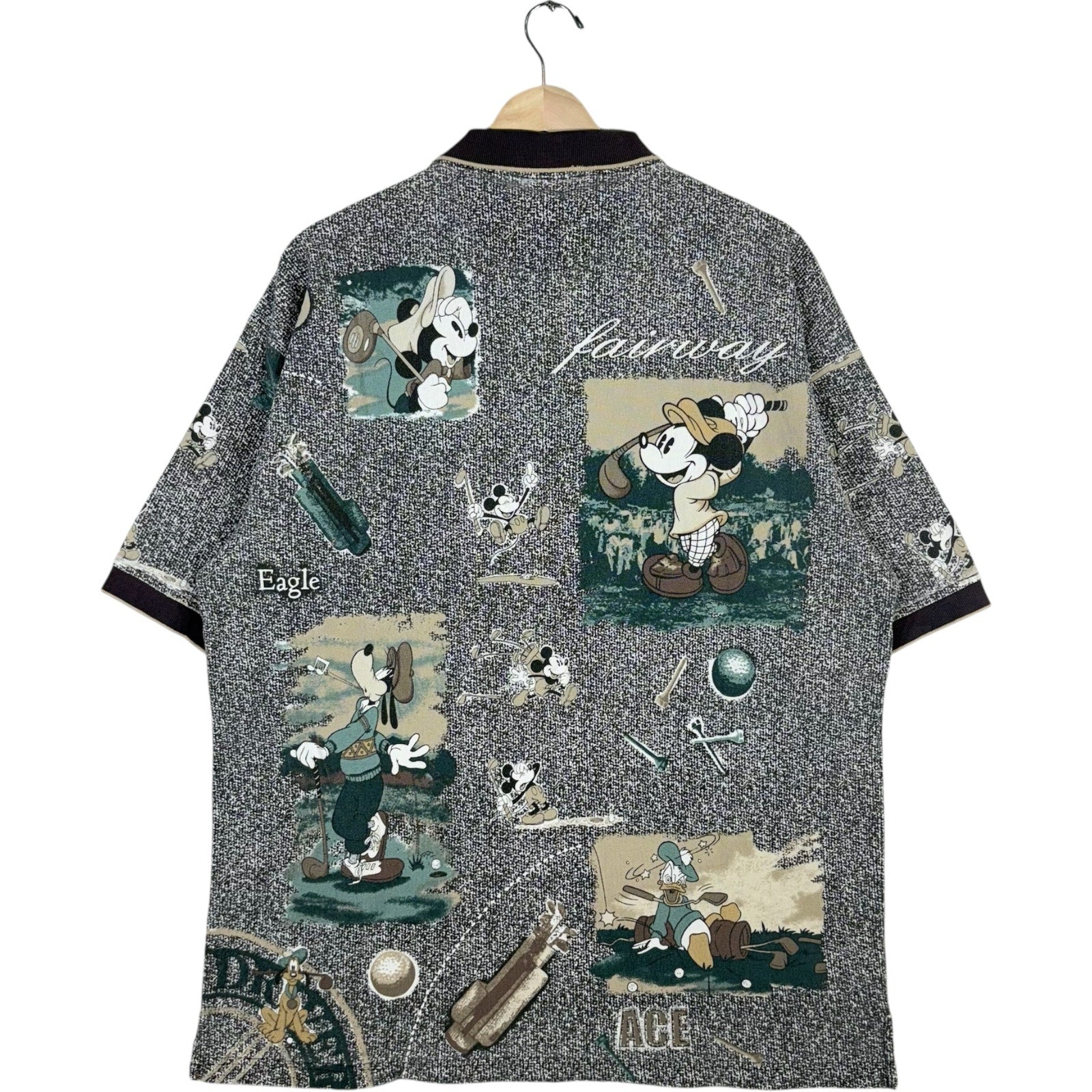 Vintage Mickey Mouse Golf Short Sleeve Polo