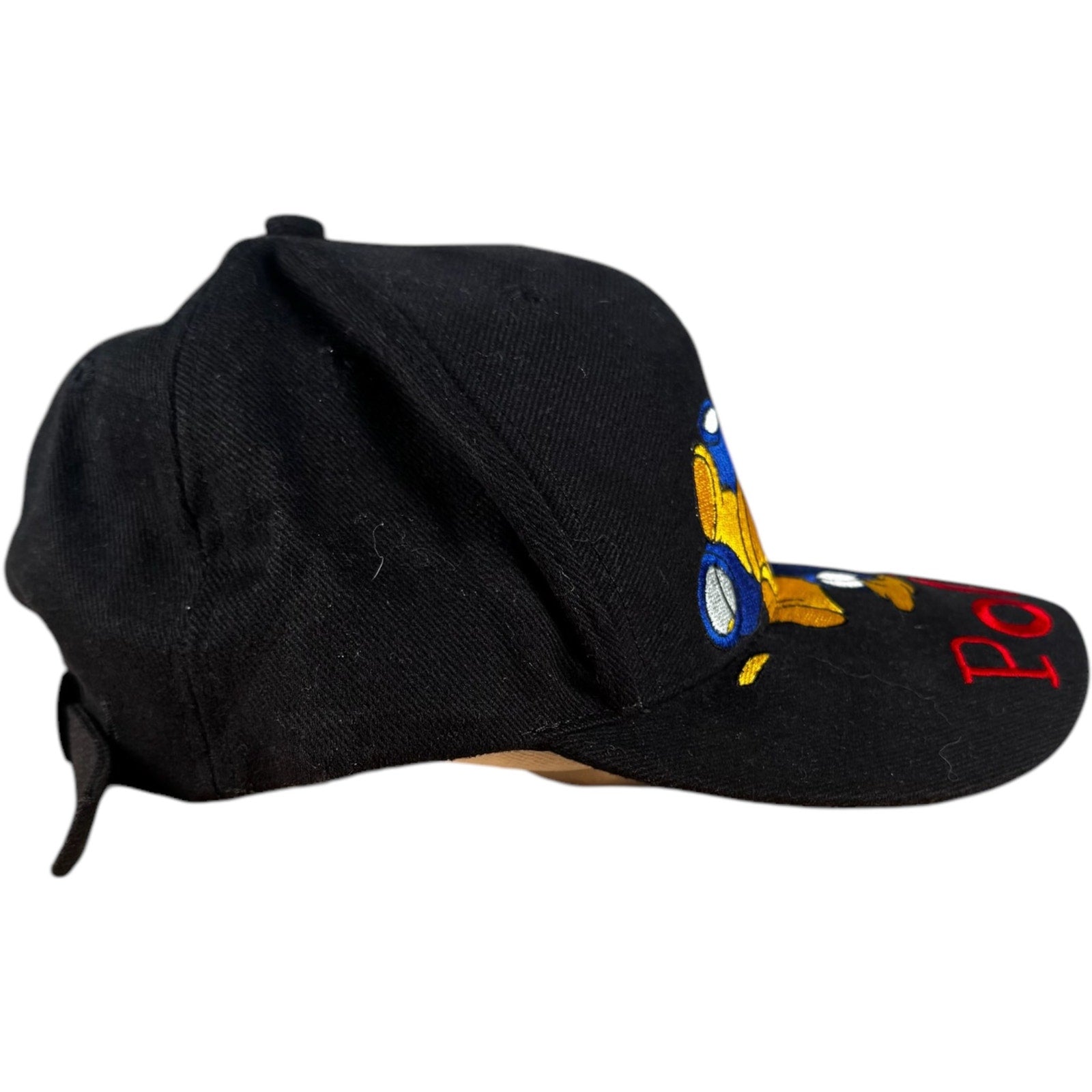 Vintage Disney Pooh Bear Big Logo Strapback Hat