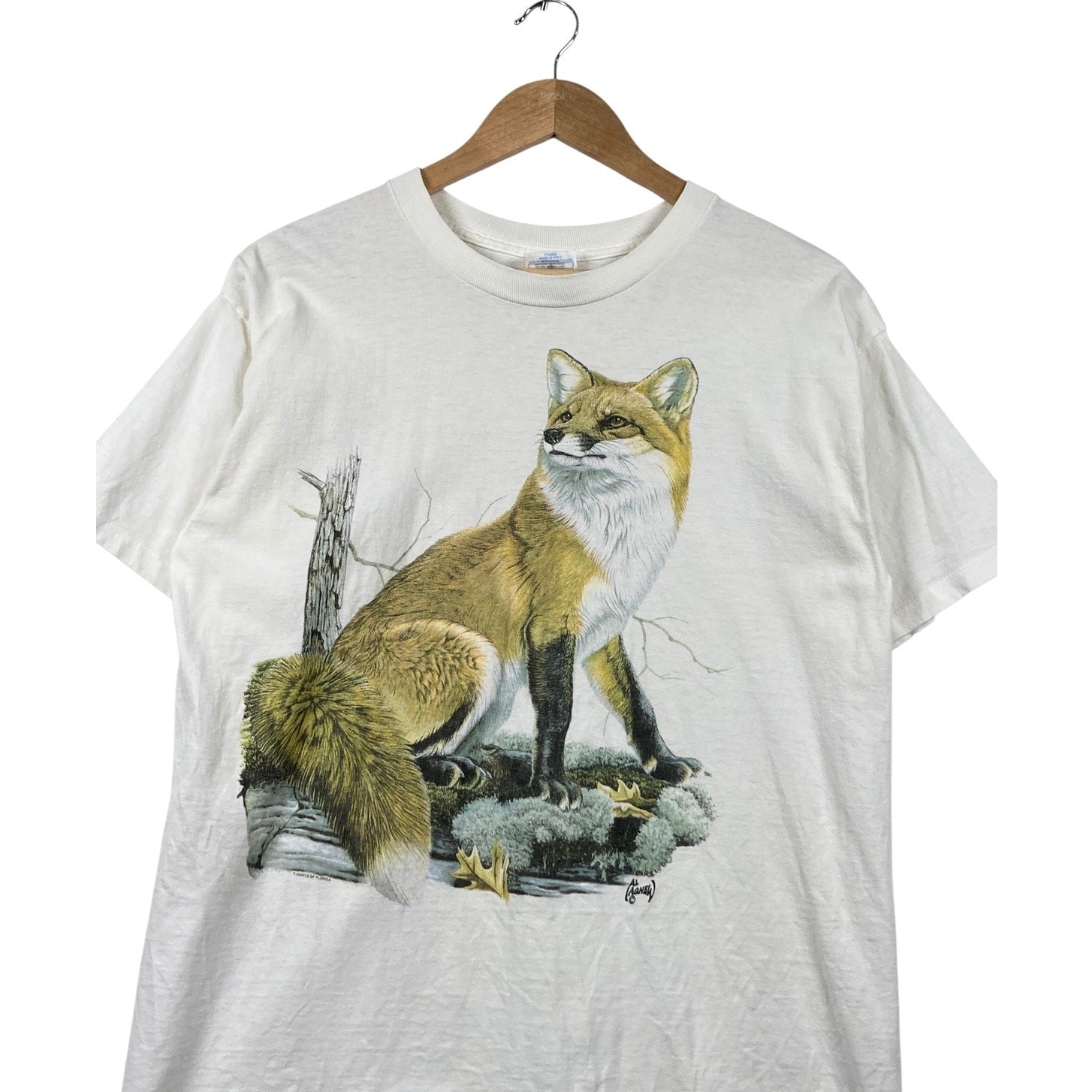 Vintage Red Fox Graphic T-Shirt