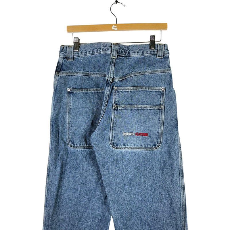 Vintage Homeboy Clothing Wide Leg Denim Jeans 34 x 32