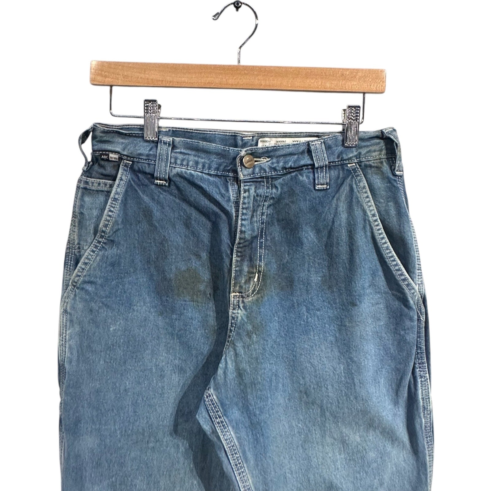 Vintage Carhartt Carpenter Denim Pants 30x30