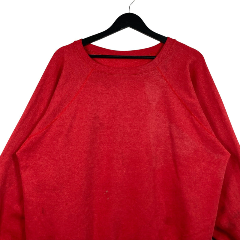 Vintage Blank Red Crewneck