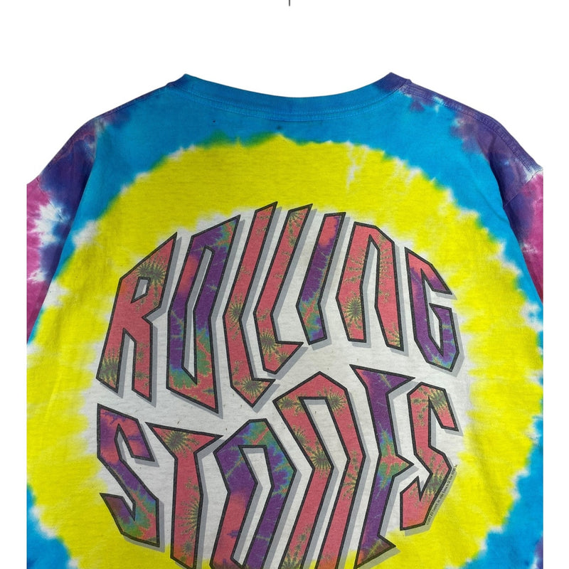 Vintage Rolling Stones Tie Dye Band Graphic T-Shirt