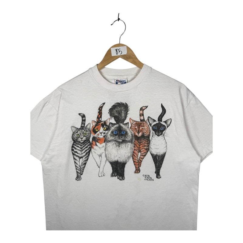 Vintage Cats Graphic T-Shirt