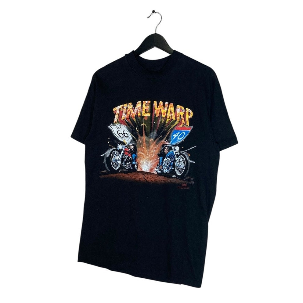 Vintage Time Warp Roland's Motor Works Biker T-Shirt
