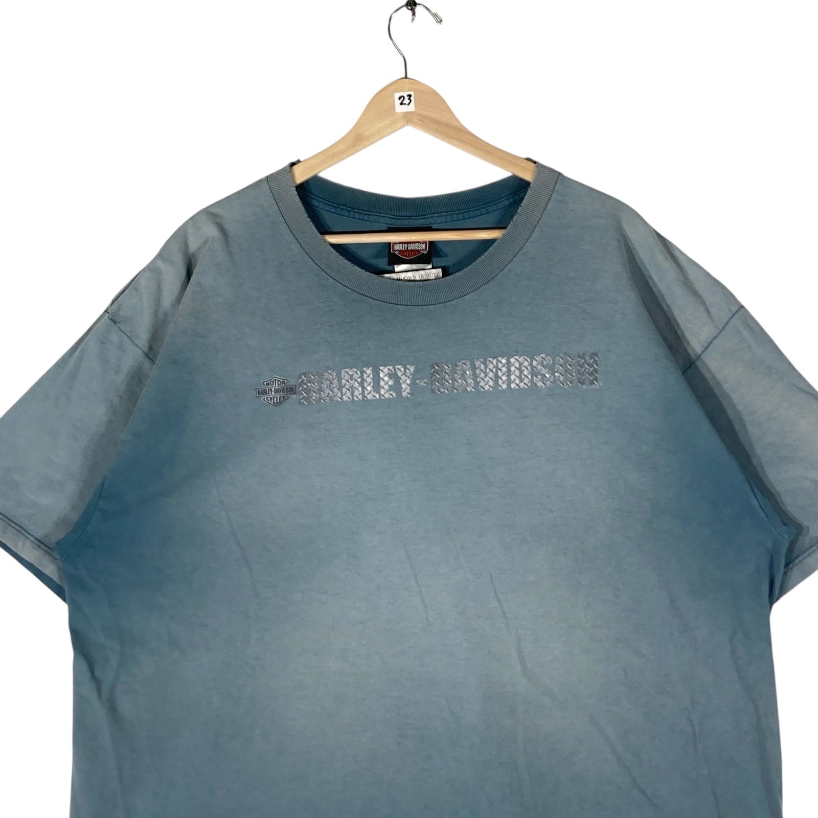 Vintage Harley Davidson Steel Chest Spellout Tee