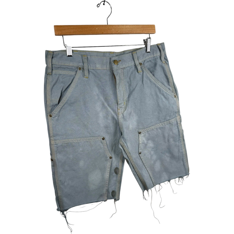 Vintage Carhartt Utility Cargo Denim Shorts 34