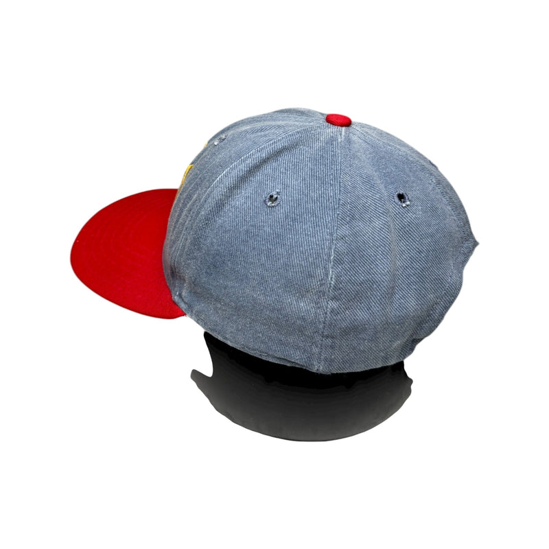 Vintage St. Louis Blues Denim Snapback Hat OSFA
