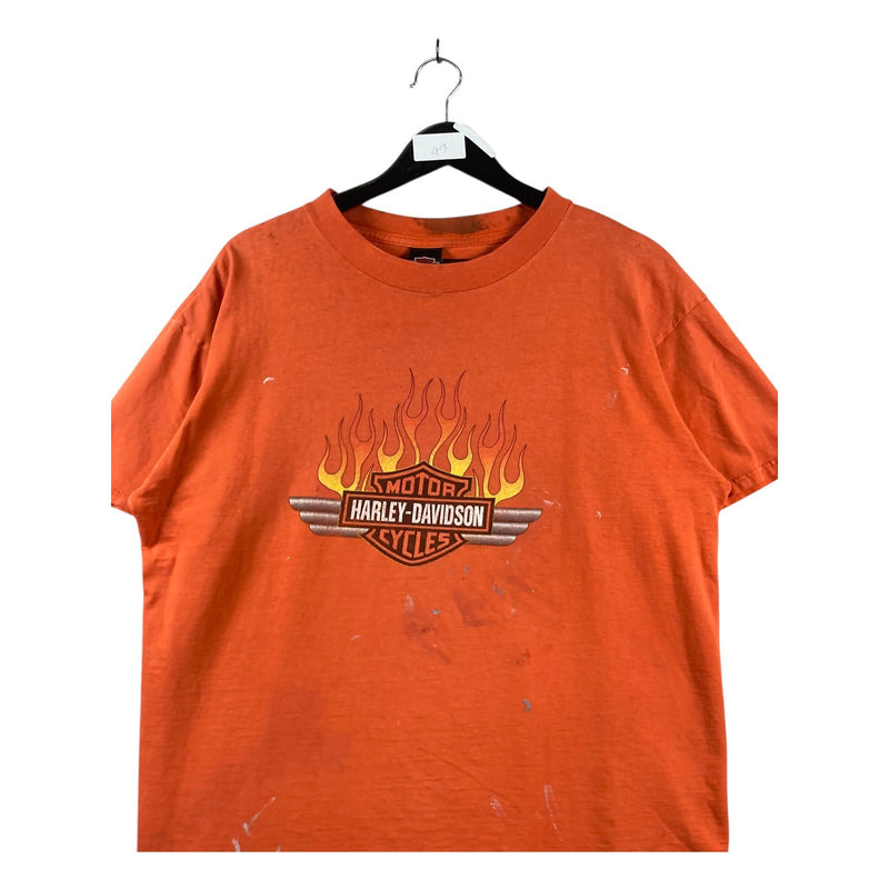 Vintage Harley Davidson Ft. Myers Florida Flames T-Shirt