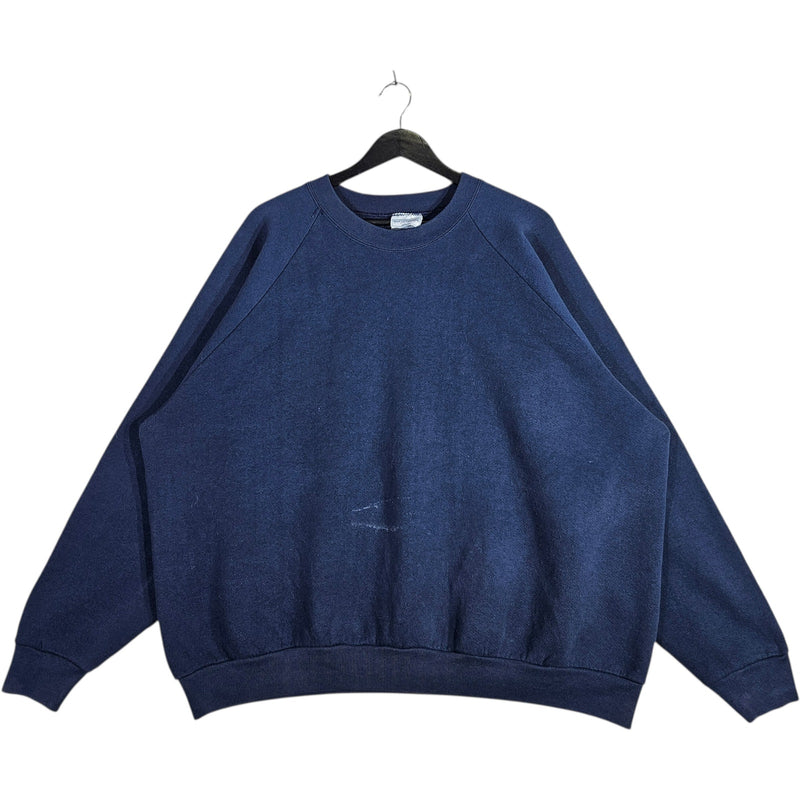 Vintage Blank Navy Crewneck XXL