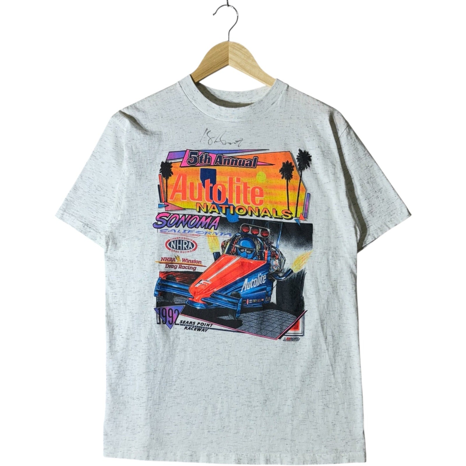 Vintage 5th Annual Autolite Nationals Tee 1992