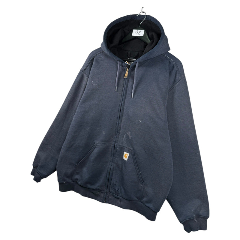 Vintage Carhartt Full Zip Distressed Hoodie