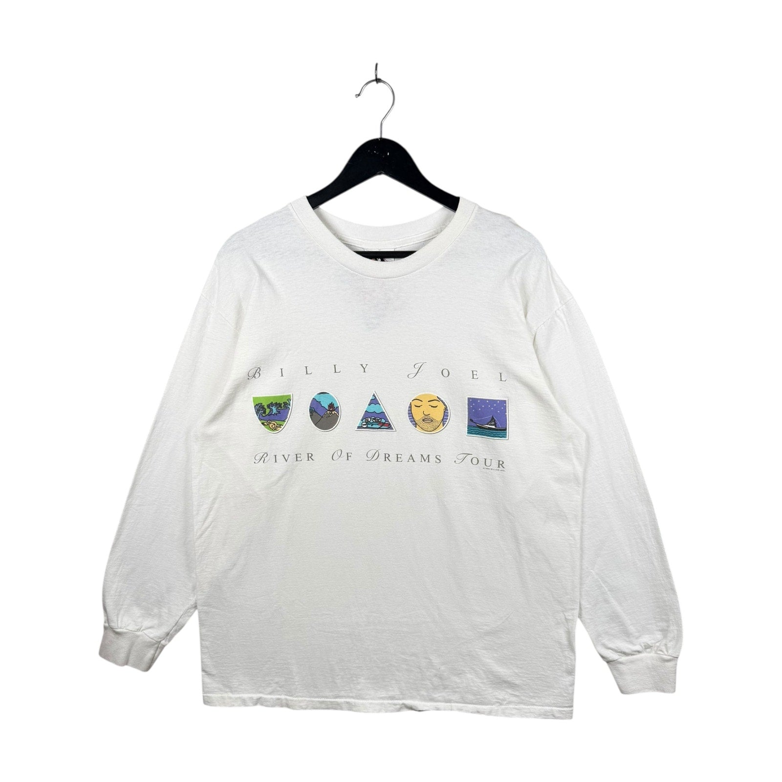 Vintage Billy Joel River of Dreams Tour Long Sleeve T Shirt