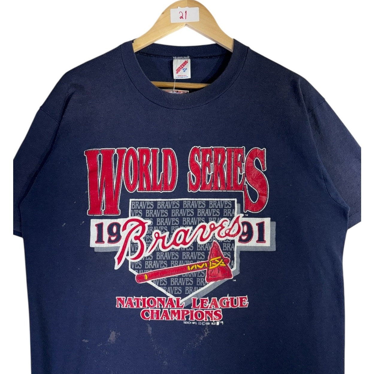 Vintage Braves 1991 World Series MLB T-Shirt