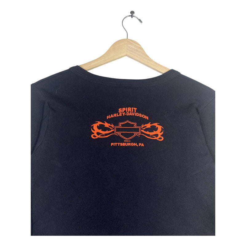 Vintage Women's Harley Davidson Long Sleeve T-Shirt