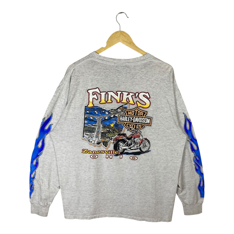 Vintage Harley Davidson Fink's Ohio Long Sleeve Shirt