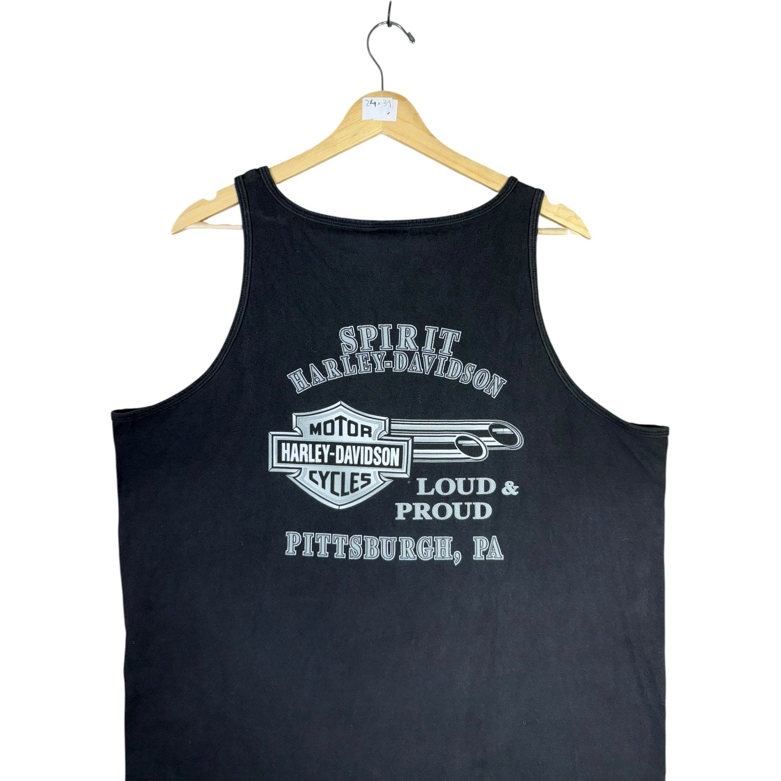 Vintage Harley-Davidson Motorcycles Spirit Pittsburgh PA Tank Top