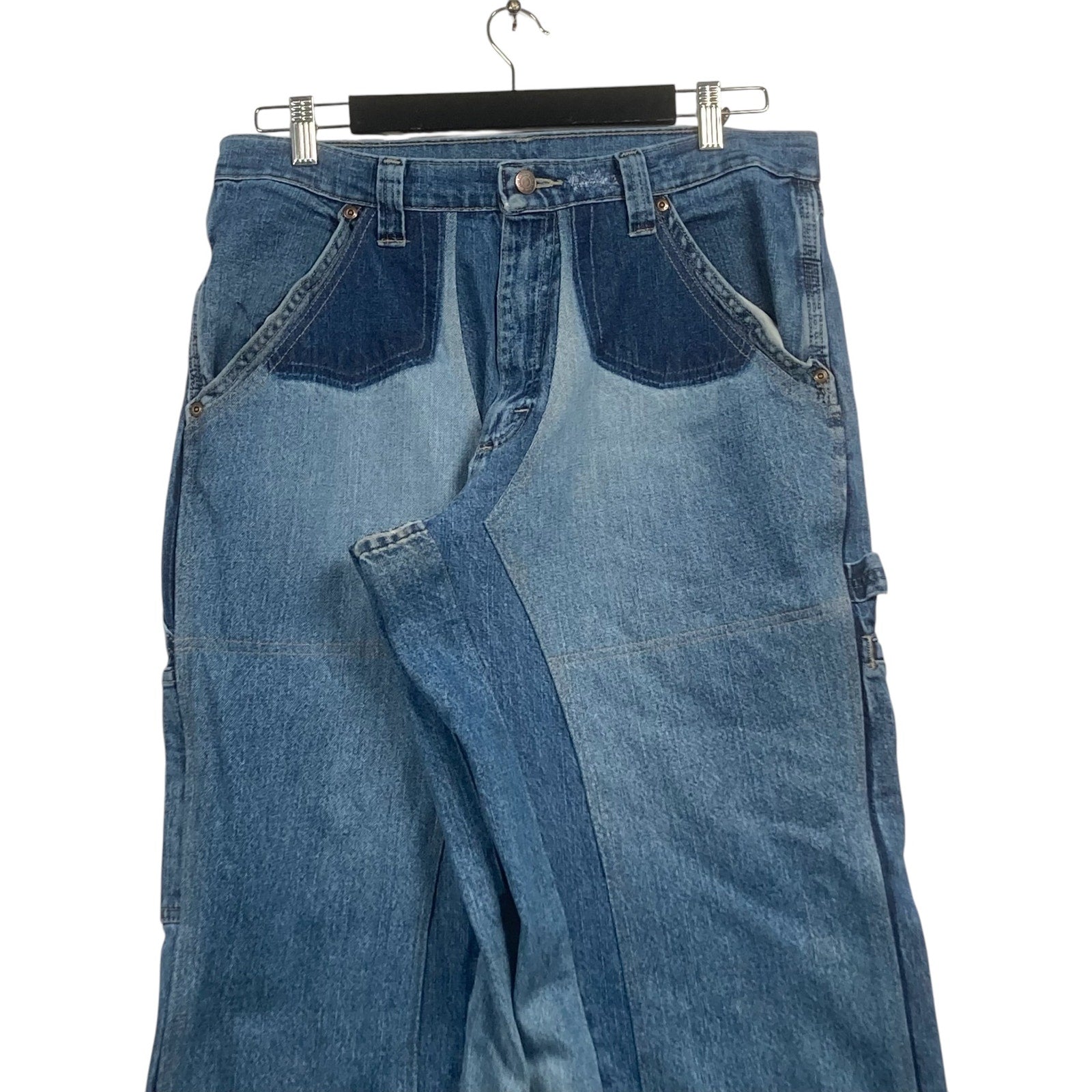 Vintage Cut & Sew Wrangler Denim Carpenter Pants 32 x 32