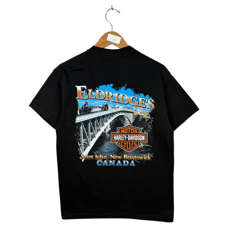 Vintage Harley Davidson Eldridges Canada T-Shirt