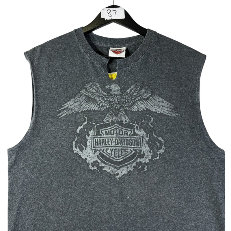 Vintage Harley Davidson Las Vegas Eagle Graphic Tank Top
