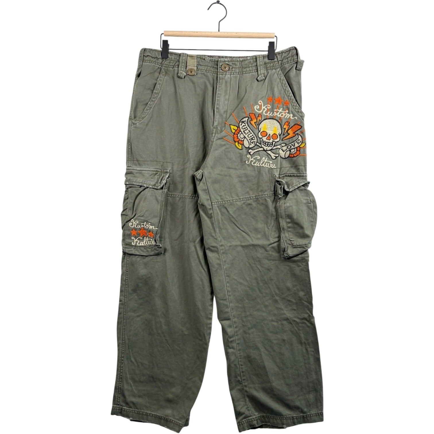 Vintage Kustom & Kulture Love Cargo Pants